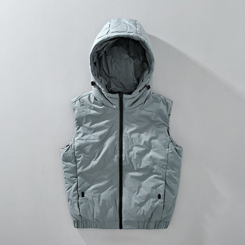 Hommes Sweat À Capuche Gilet Polaire Léger Veste Pour Homme Basique Confortable Doux Jeunesse Solide Décontracté Messieurs Beau D'extérieur - Abricot Clair