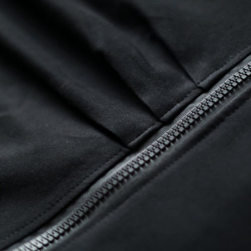 Femmes Manteaux Noirs Grande Taille Vêtements Manteau D'hiver À Glissière Élégant Col À Revers Maxi - Trenchs femmes