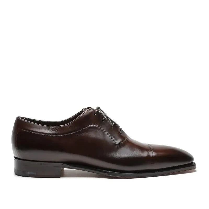 Oxford Hommes Chaussures Habillées Mariage Formel Meilleure Chaussure Affaires À La Main En Cuir Véritable Bureau Concepteur - Noir
