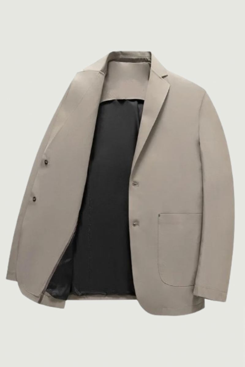 Costume Décontracté Pour Hommes Mince Coupe Cintrée Solide Sans Couture Anti-rides Petite Veste De Printemps Et Automne
