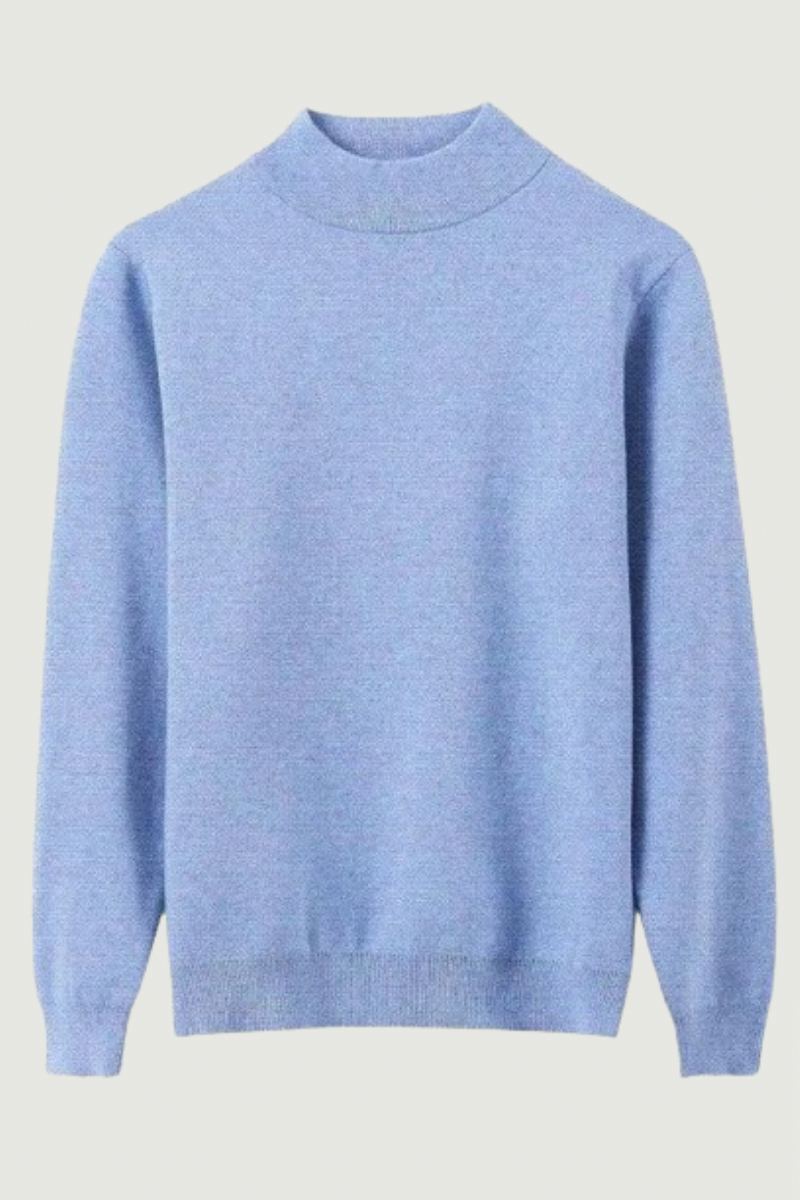 Pull À Col Mi-haut Pour Homme Vêtement Solide Et Confortable À Fond Collection Automne Et Hiver
