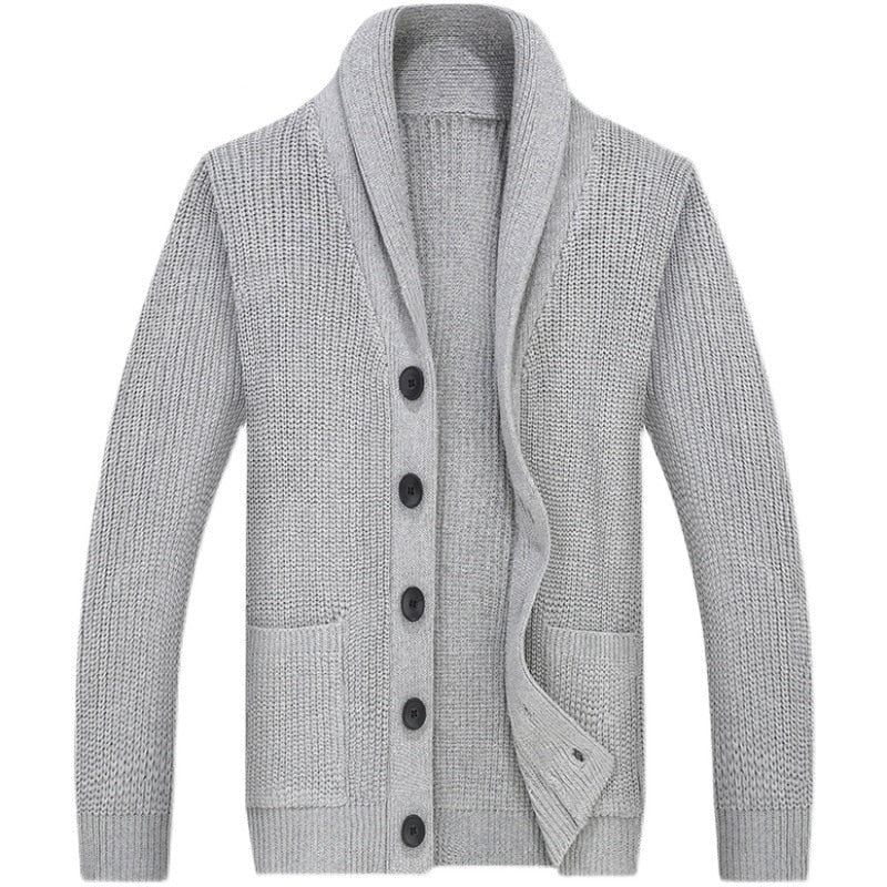 Pull Décontracté En Laine D'automne Pour Hommes - Noir