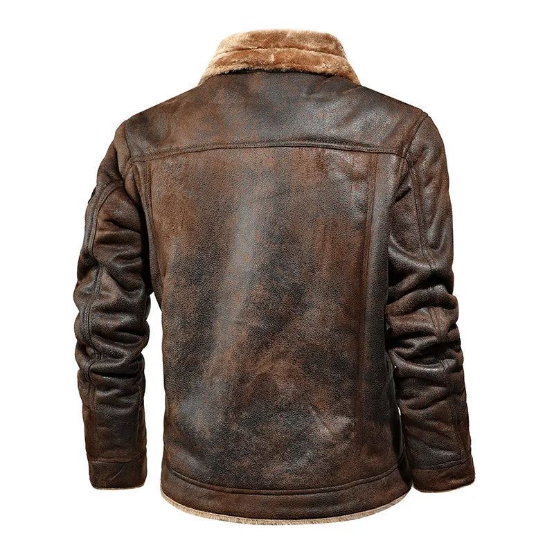 Mode Hiver Belle Tendance Simple Boutonnage Côté Cousu Poche Revers Décontracté Fausse Fourrure Couleur Unie Marron Forme Du Corps - Kaki