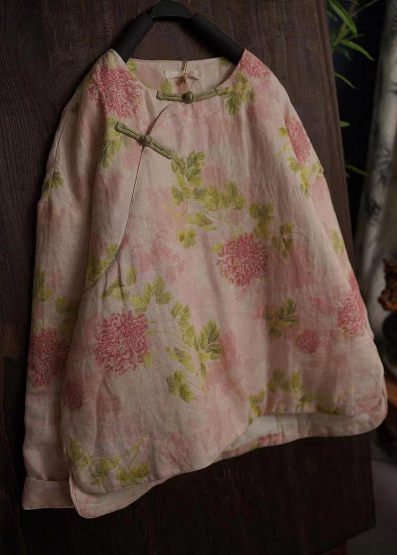Manteaux Remplis De Coton Fin Beige Oriental À Col Rond - Doudounes femmes