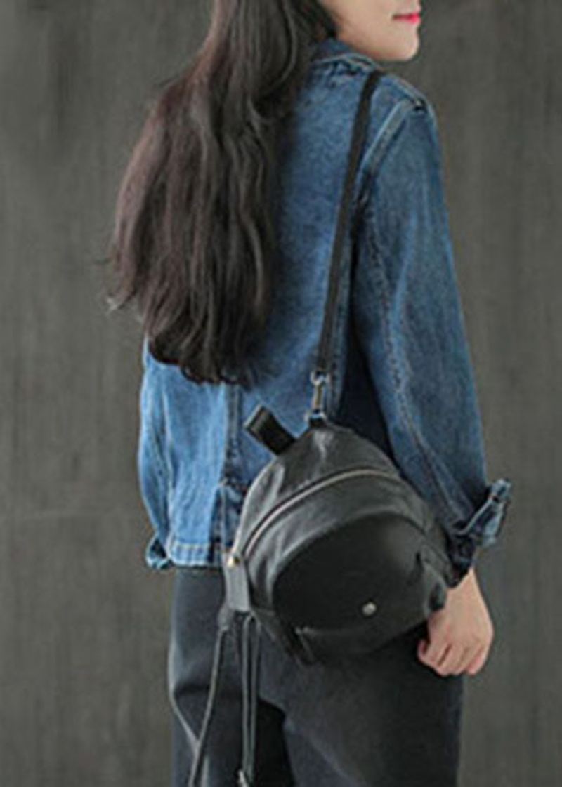 Manteaux En Denim Bleu Avec Poches Boutonnées Grande Taille Col En V Manches Longues - Manteaux d'hiver femmes