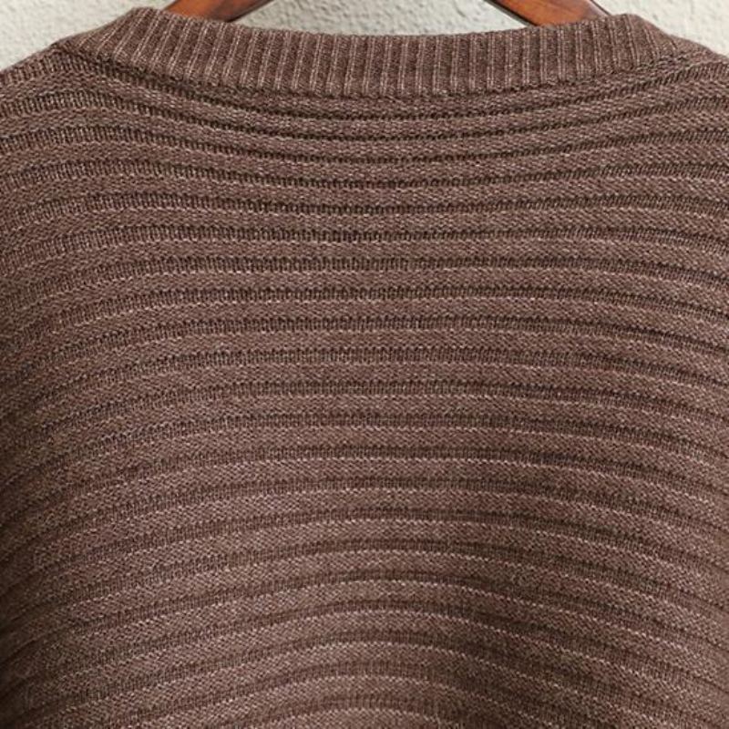Nouveau Mode Noir Et Chocolat Vintage Boutonné Manteau Court Pour Les Femmes - Noir